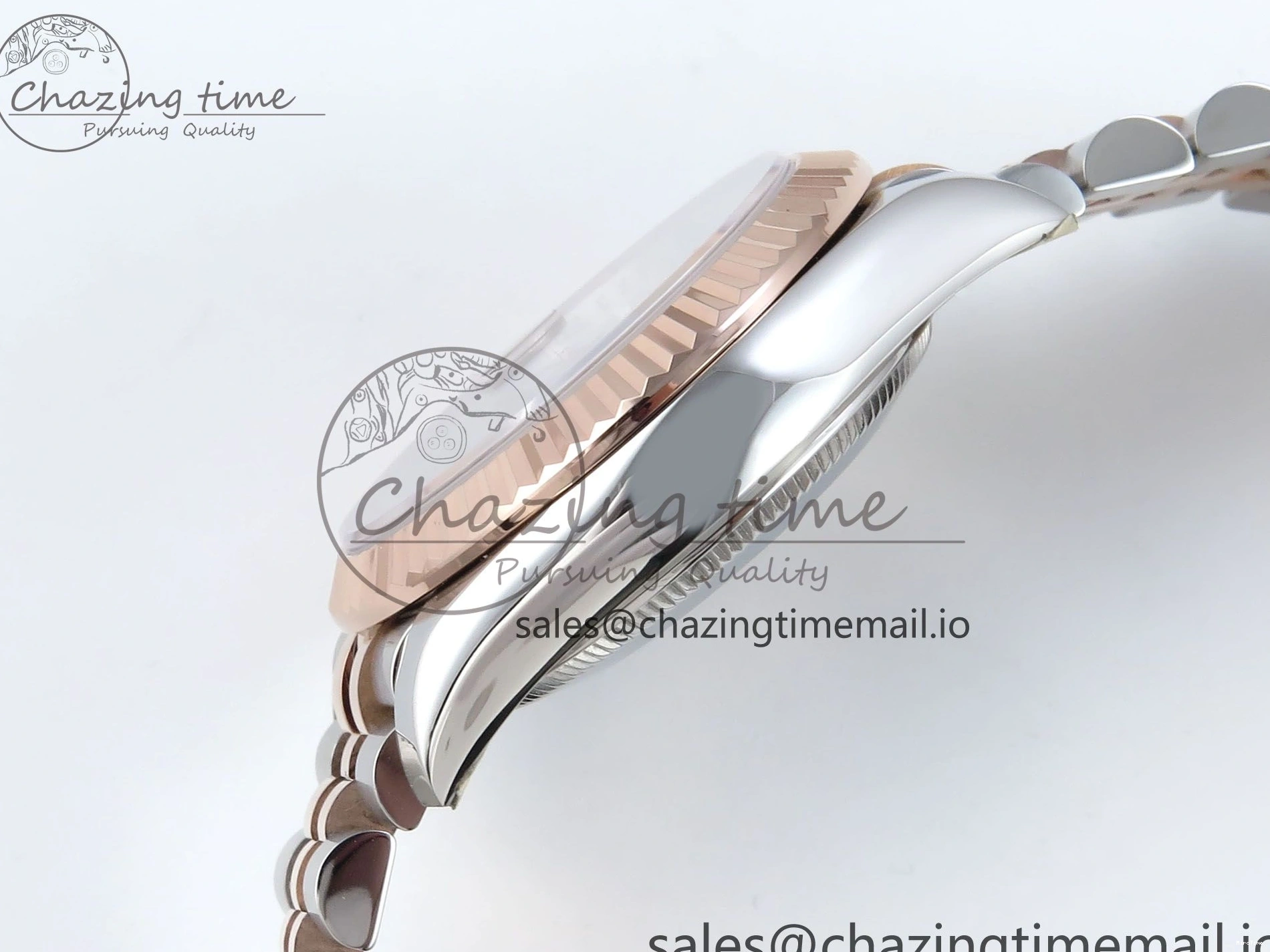 MiroTime 0103 QuickDry DateJust 31 278271 ARF 1:1 Best Edition 904L Steel White MOP Diamonds Dial on SS RG Jubilee Bracelet ETA 517